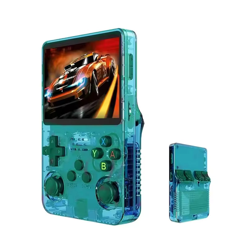 R36S Handheld Video Game Console Retro Linux System 3.5 Inch IPS Screen Open Source Portable Pocket Video Player 128GB Games